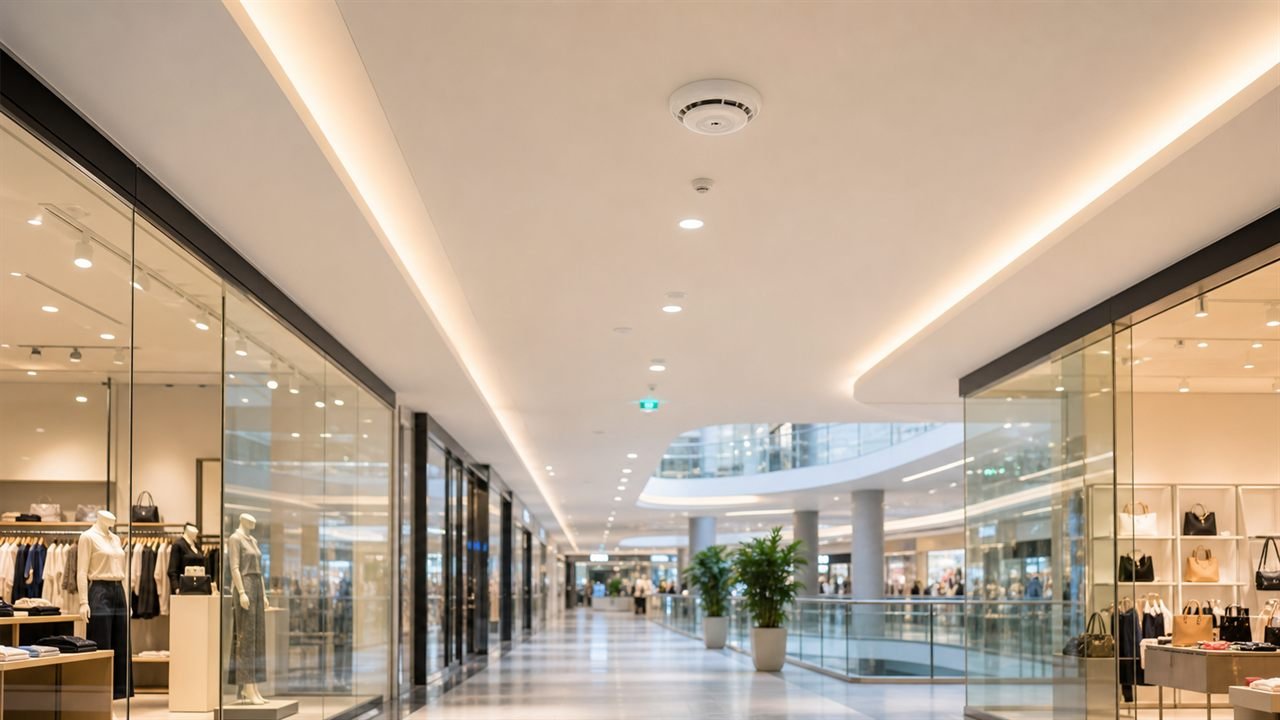 Retail and Malls real-life fire safety application
